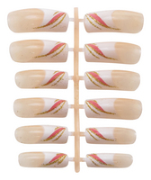 12 stk kunstige negle - nt87 (smal)