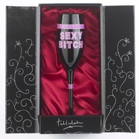 Sexy Bitch - Sort glas i gaveske